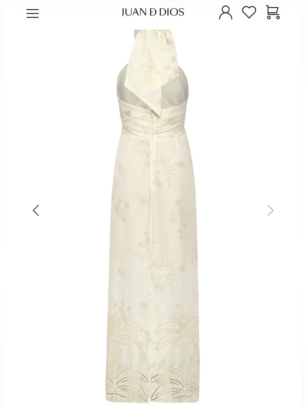 Juan D Dios Swimwear Eyelet Maxi Dress sz L - Picture 14 of 14